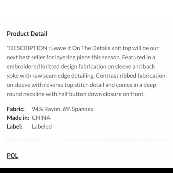 Women's POL Leave It On The Detail top - Picture 14 of 14